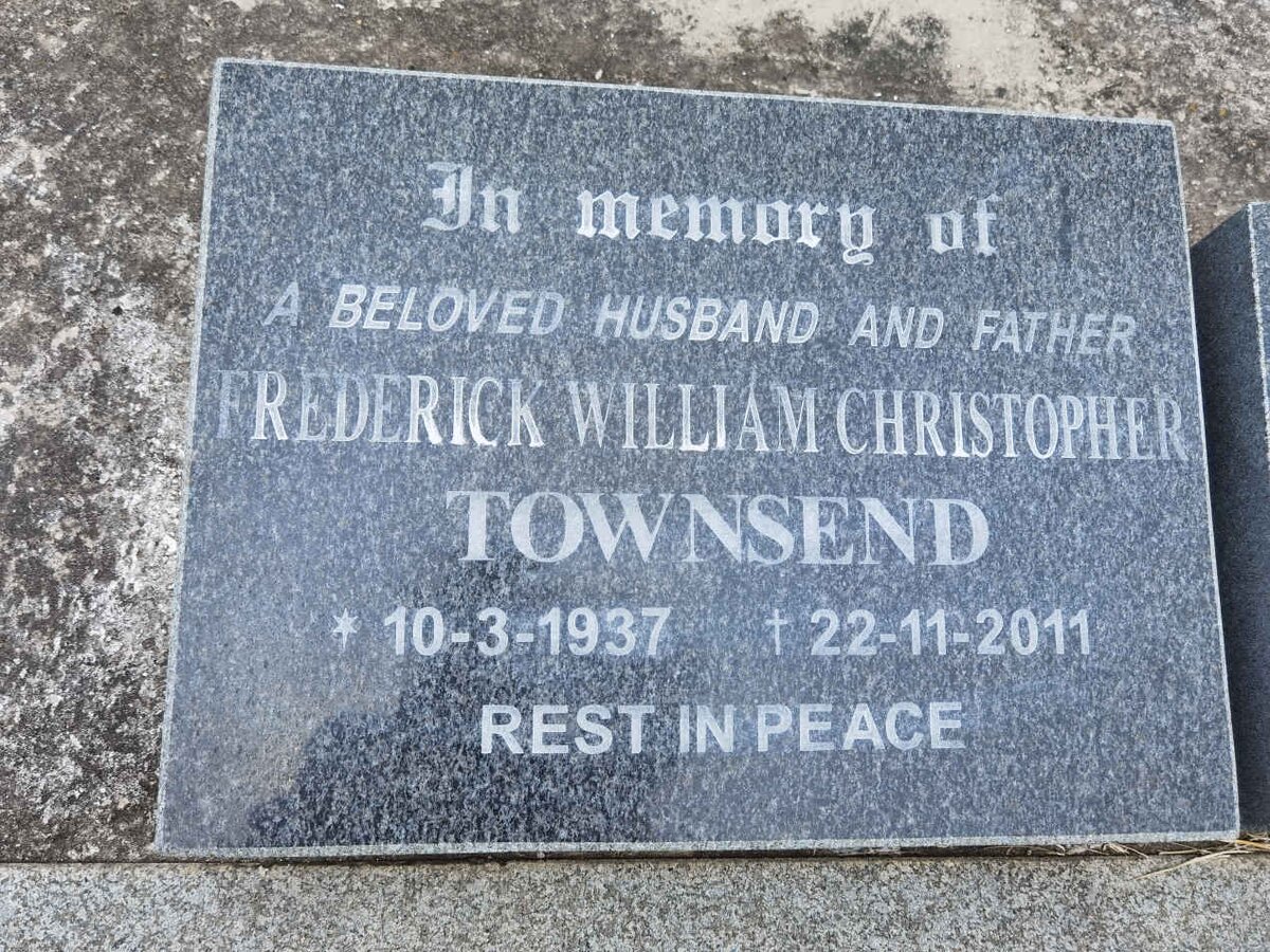 TOWNSEND Frederick William Christopher 1937-2011