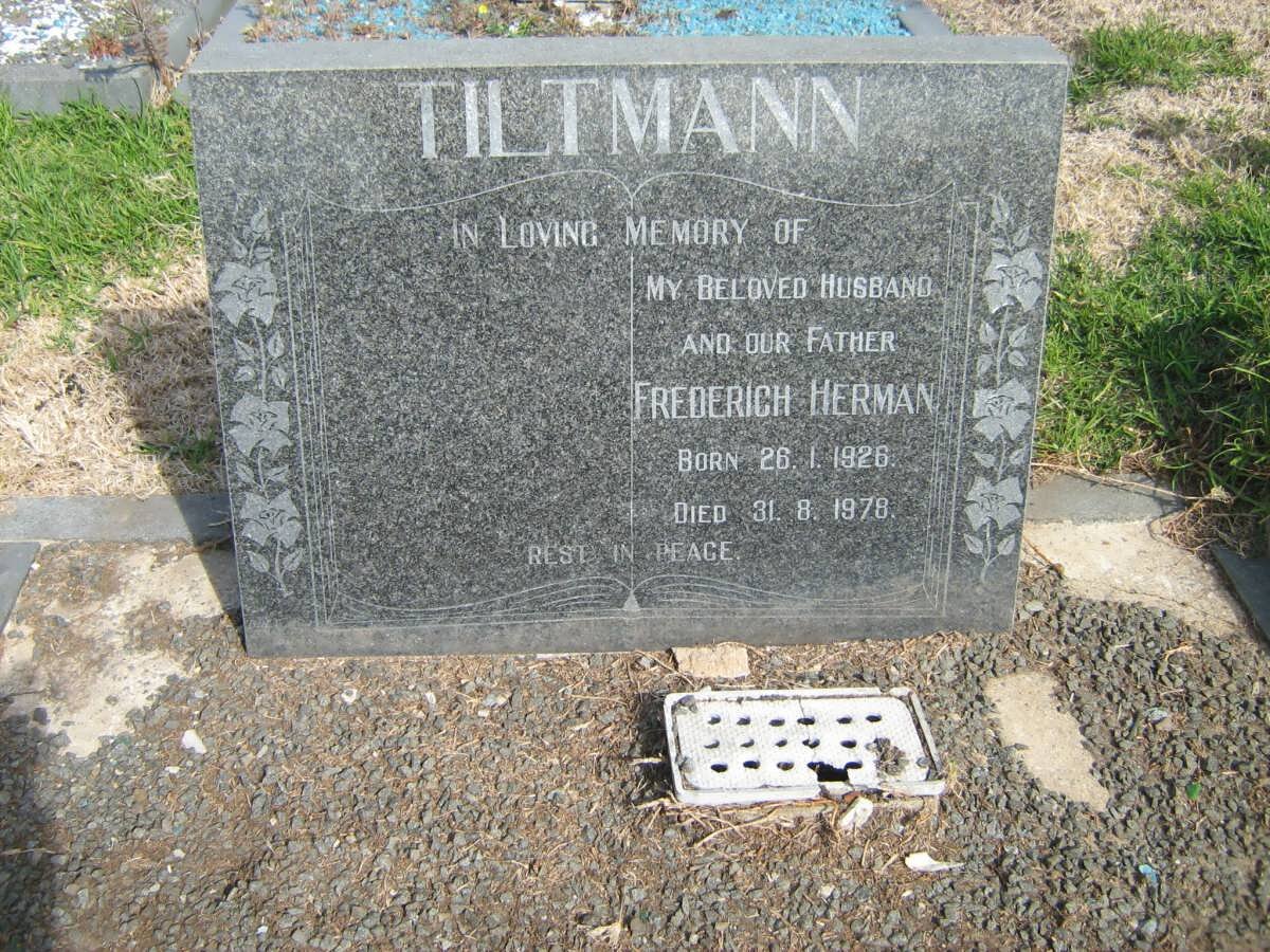 TILTMANN Frederich Herman 1926-1978