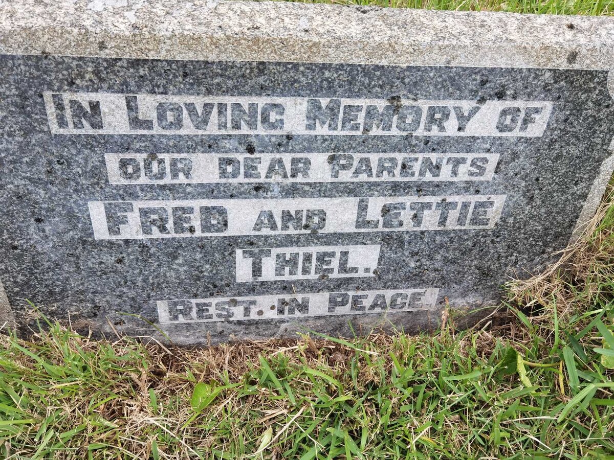 THIEL Fred &amp; Lettie