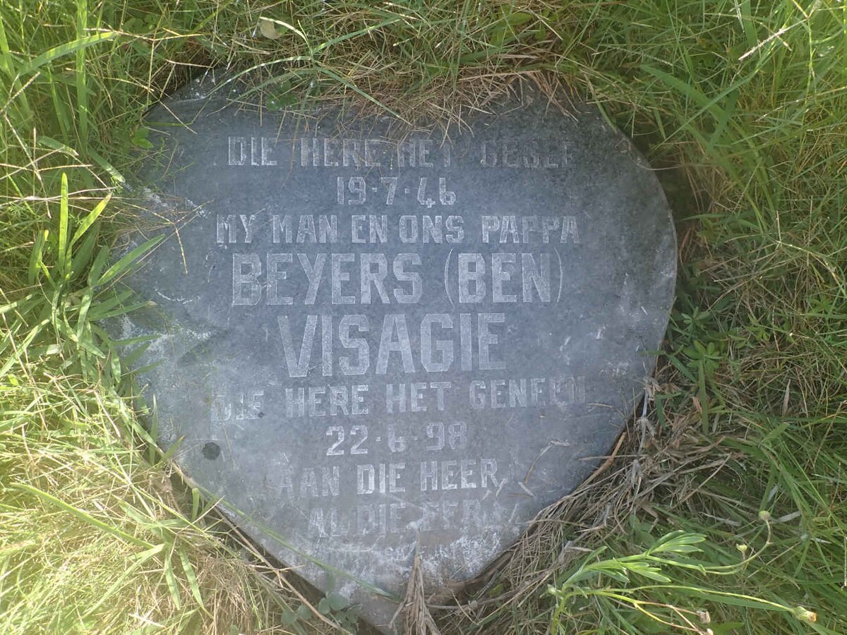 VISAGIE Beyers 1946-1998