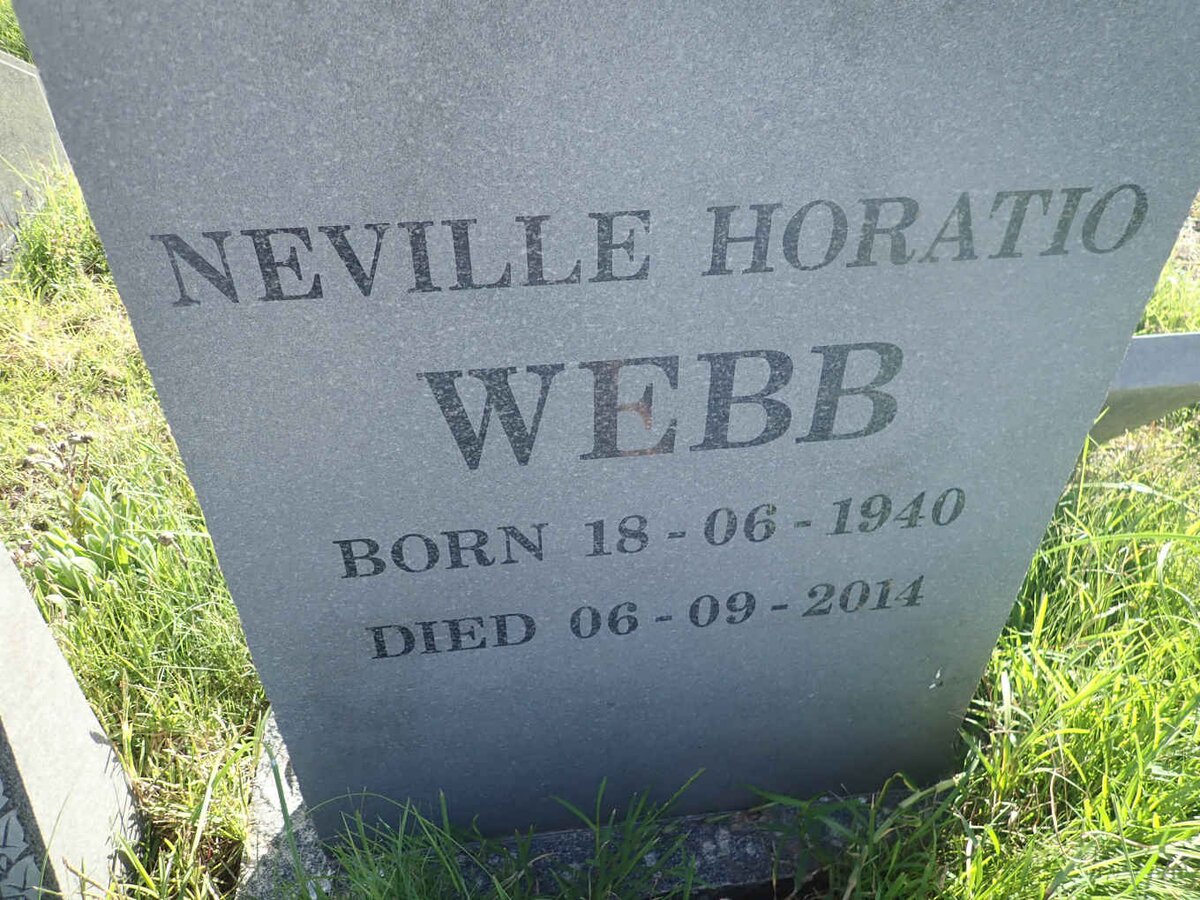 WEBB Neville Horatio 1940-2014