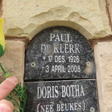 KLERK Paul, de 1926-2008