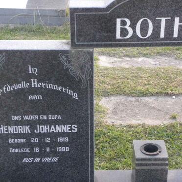 BOTHA Hendrik Johannes 1919-1988
