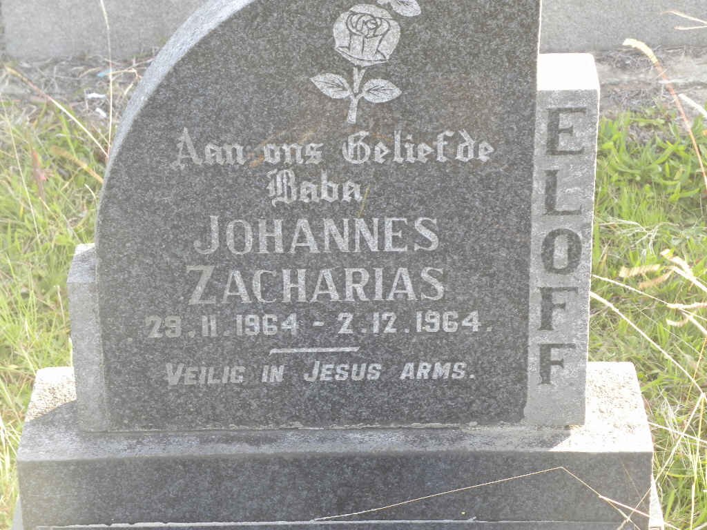 ELOFF Johannes Zacharias 1964-1964
