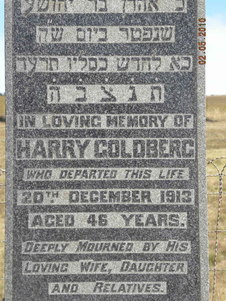 GOLDBERG Harry -1913