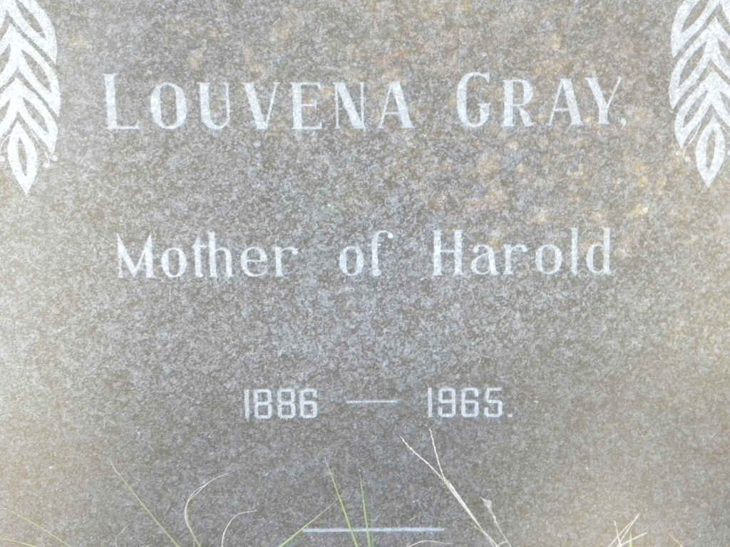 GRAY Louvena 1886-1965