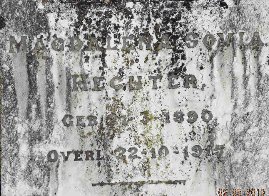 HECHTER Magdalena Sovia 1890-1915