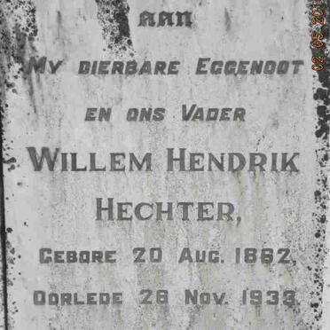 HECHTER Willem Hendrik 1962-1933