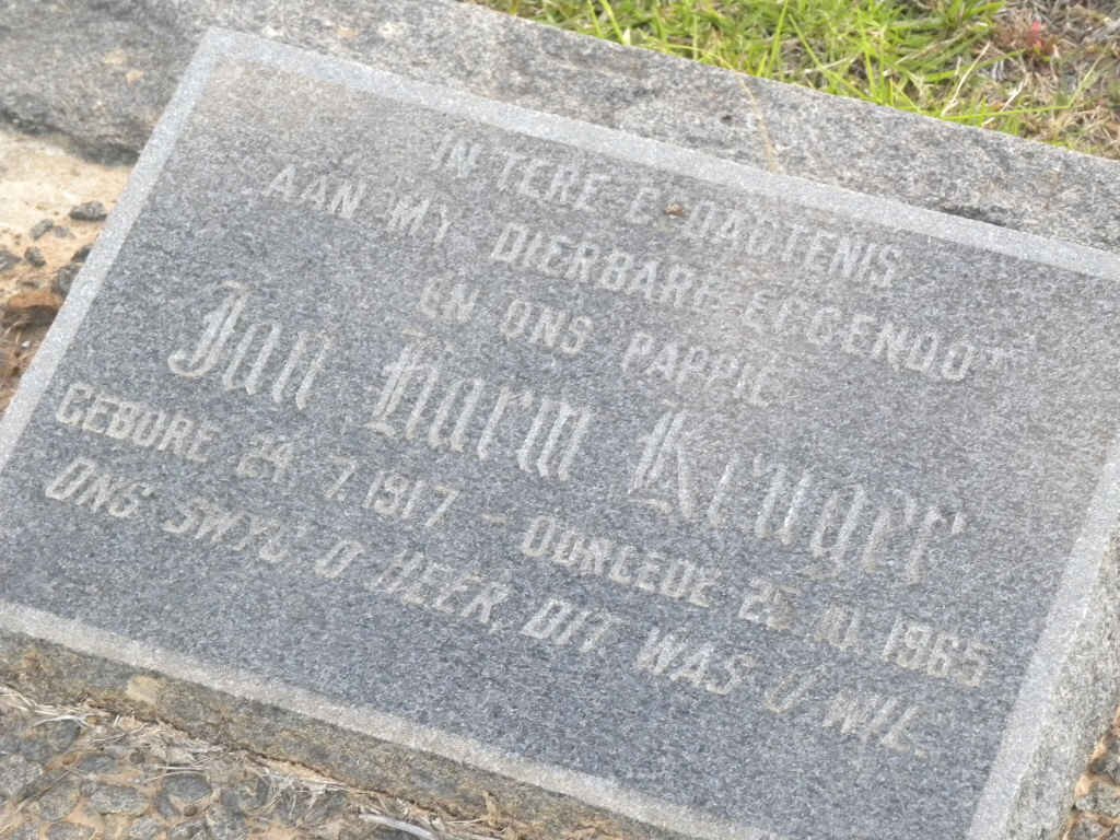 KRUGER Jan Harm 1917-1965