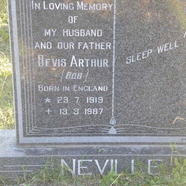 NEVILLE Bevil Arthur 1919-1987