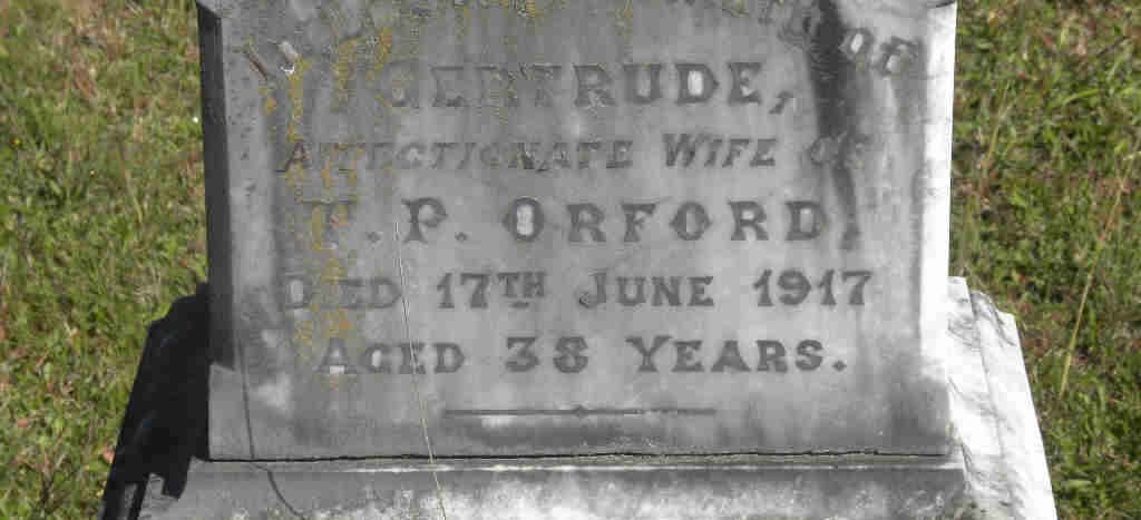 ORFORD Gertrude -1917