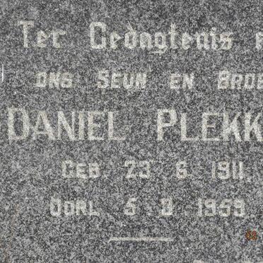 PLEKKER Daniel 1911-1959