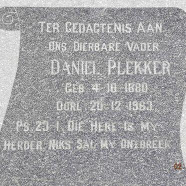 PLEKKER Daniel 1880-1963 