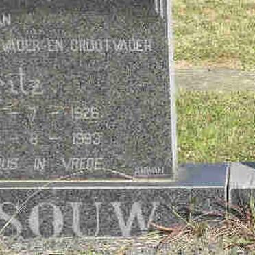 ROSSOUW Fritz 1926-1993 &amp; Rina 1926-1999