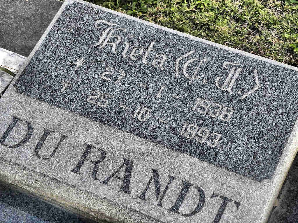 RANDT C.J., du 1936-1993