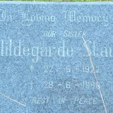 STAUDE Hildegarde 1922-1988