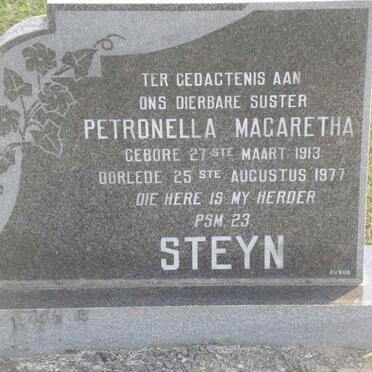 STEYN Petronella Magaretha 1913-1977