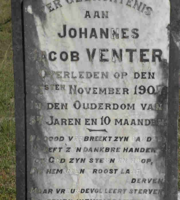 VENTER Johannes Jacob -1907