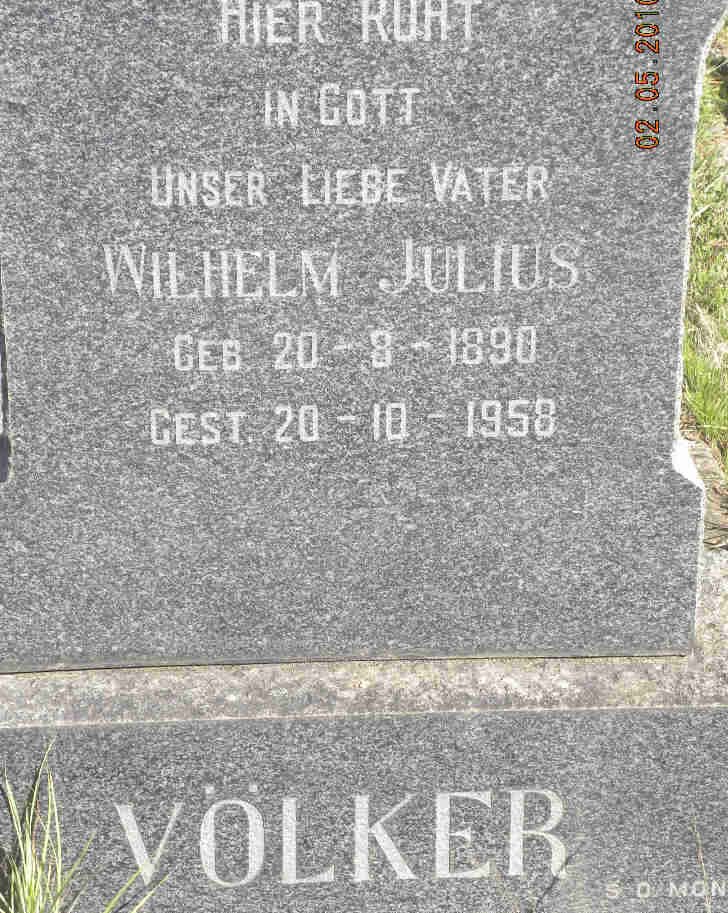 VÖLKER Wilhelm Julius 1890-1958