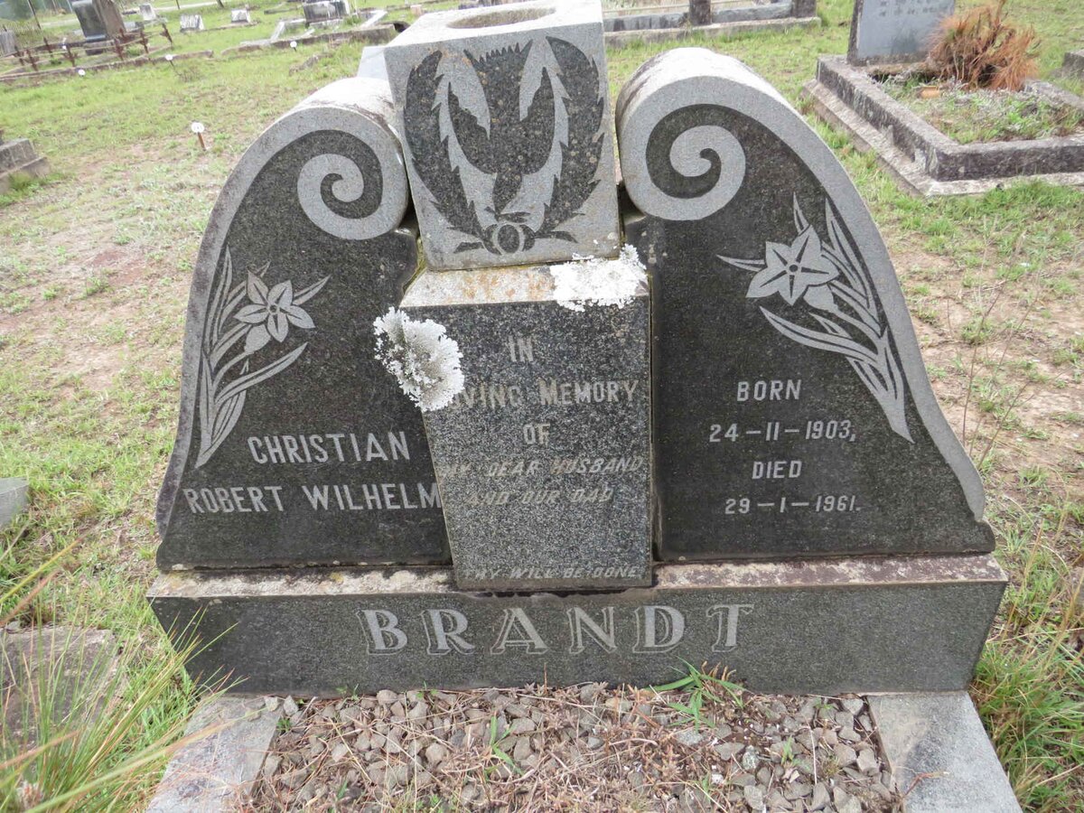 BRANDT Christian Robert Wilhelm 1903-1961