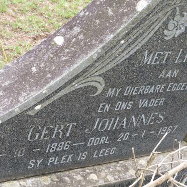 BLOM Gert Johannes 1886-1967 &amp; Hendrika Johanna FOXCROFT 1911- 