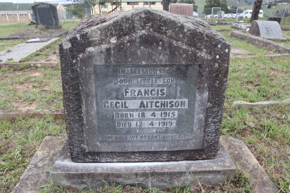 AITCHISON Francis Cecil 1915-1919