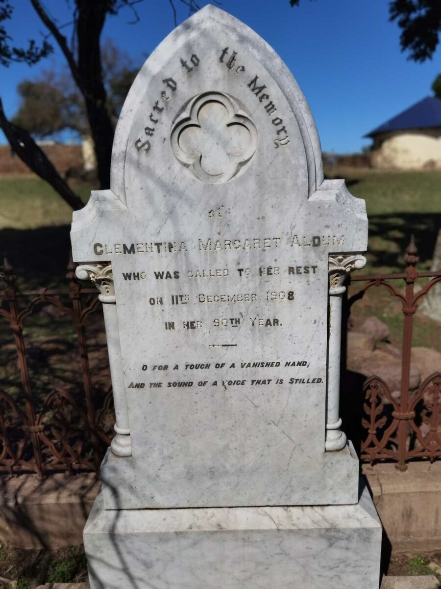 ALDUM Clementina Margaret -1908
