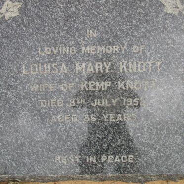 KNOTT Louisa Mary -1952