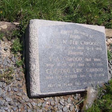 CAWOOD J.E.N.1884-1949 &amp;  V.A. nee MAIN 1907-1950 :: CAWOOD Clifford Eric 1930-1939