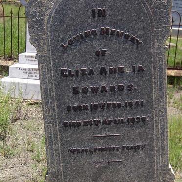 EDWARDS Eliza Amelia 1841-1930