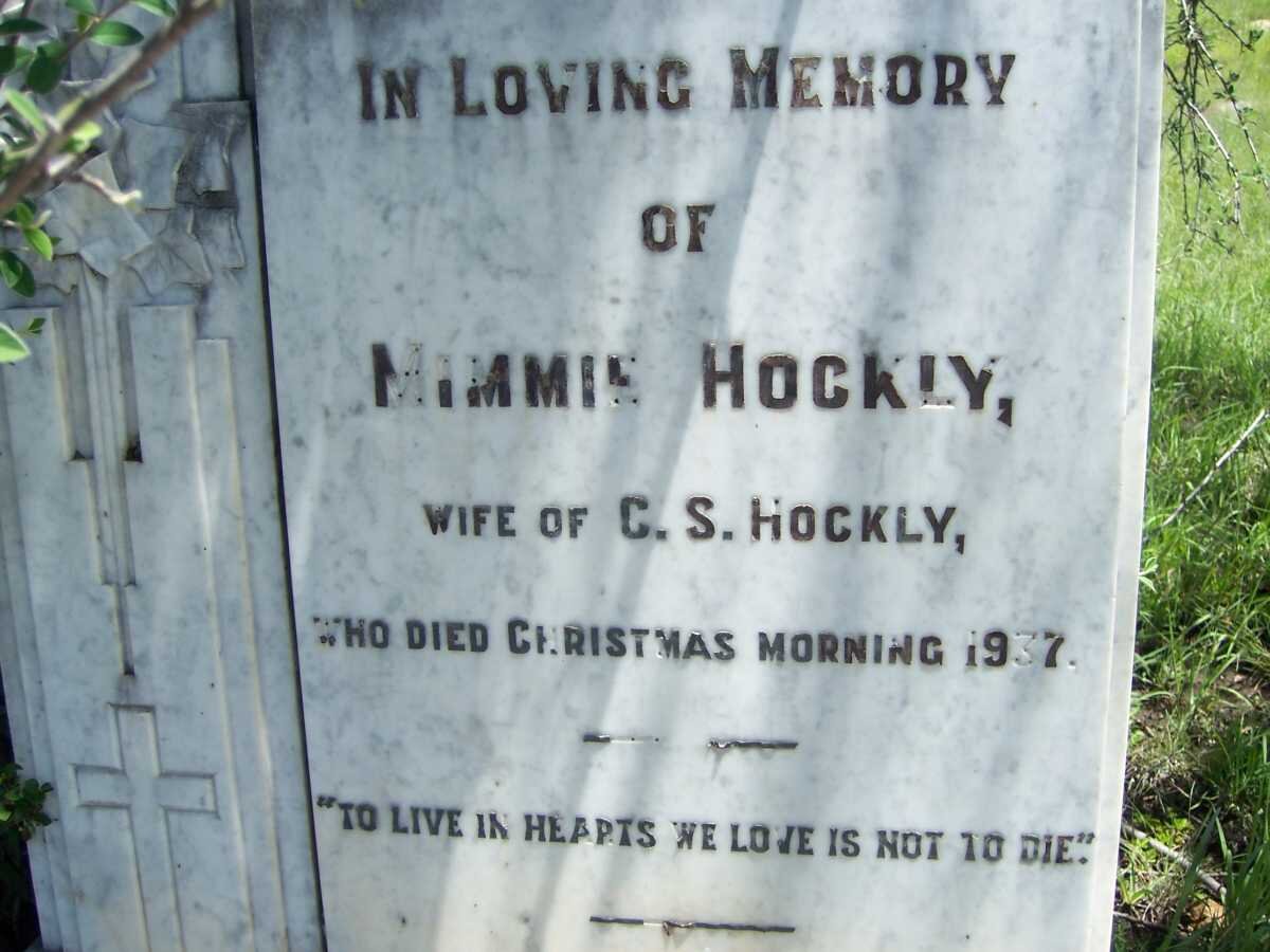 HOCKLY Mimmie -1937