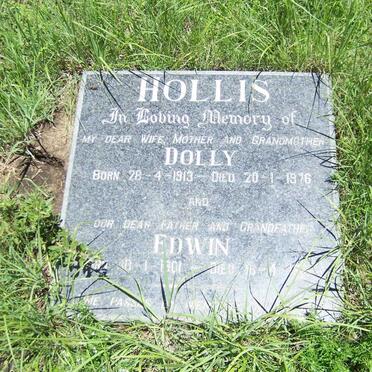 HOLLIS Edwin 1901-1990 &amp; Dolly 1913-1976