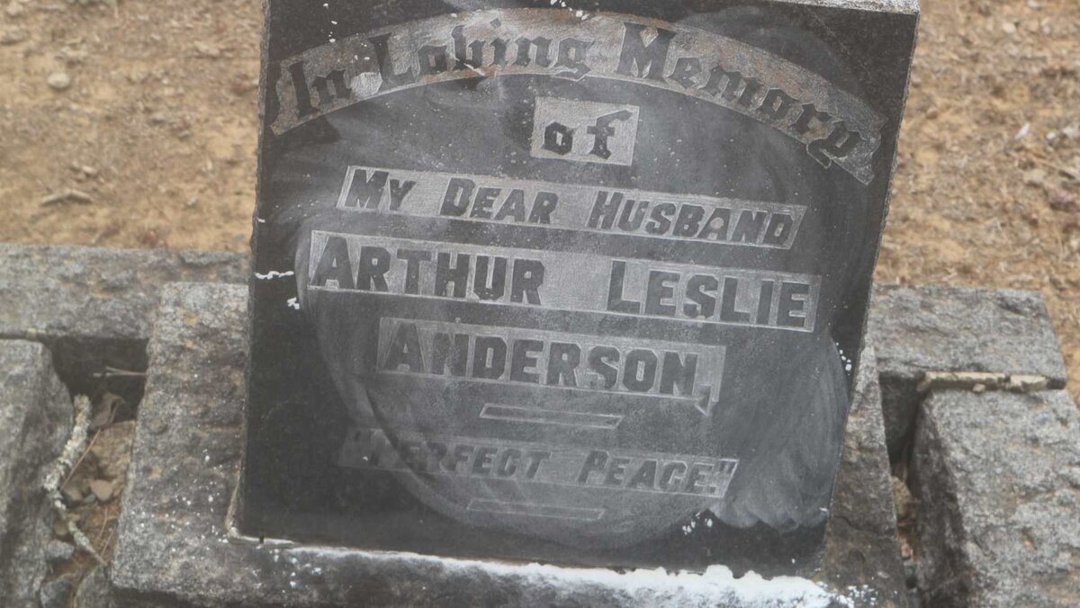 ANDERSON Arthur Leslie