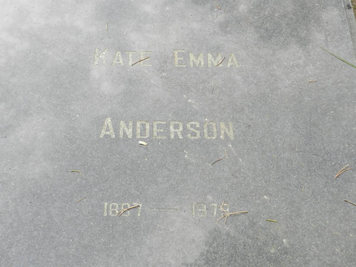 ANDERSON Kate Emma 1887-1979