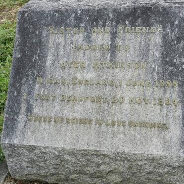 ATKINSON Mayer 1888-1934 