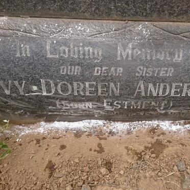 ANDERSON Ivy Moreen nee ESTMENT 1903-1968