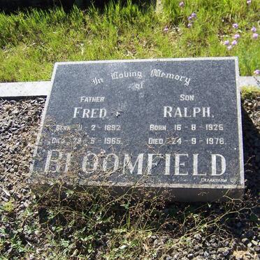 BLOOMFIELD Fred 1892-1965 :: BLOOMFIELD Ralph 1925-1978