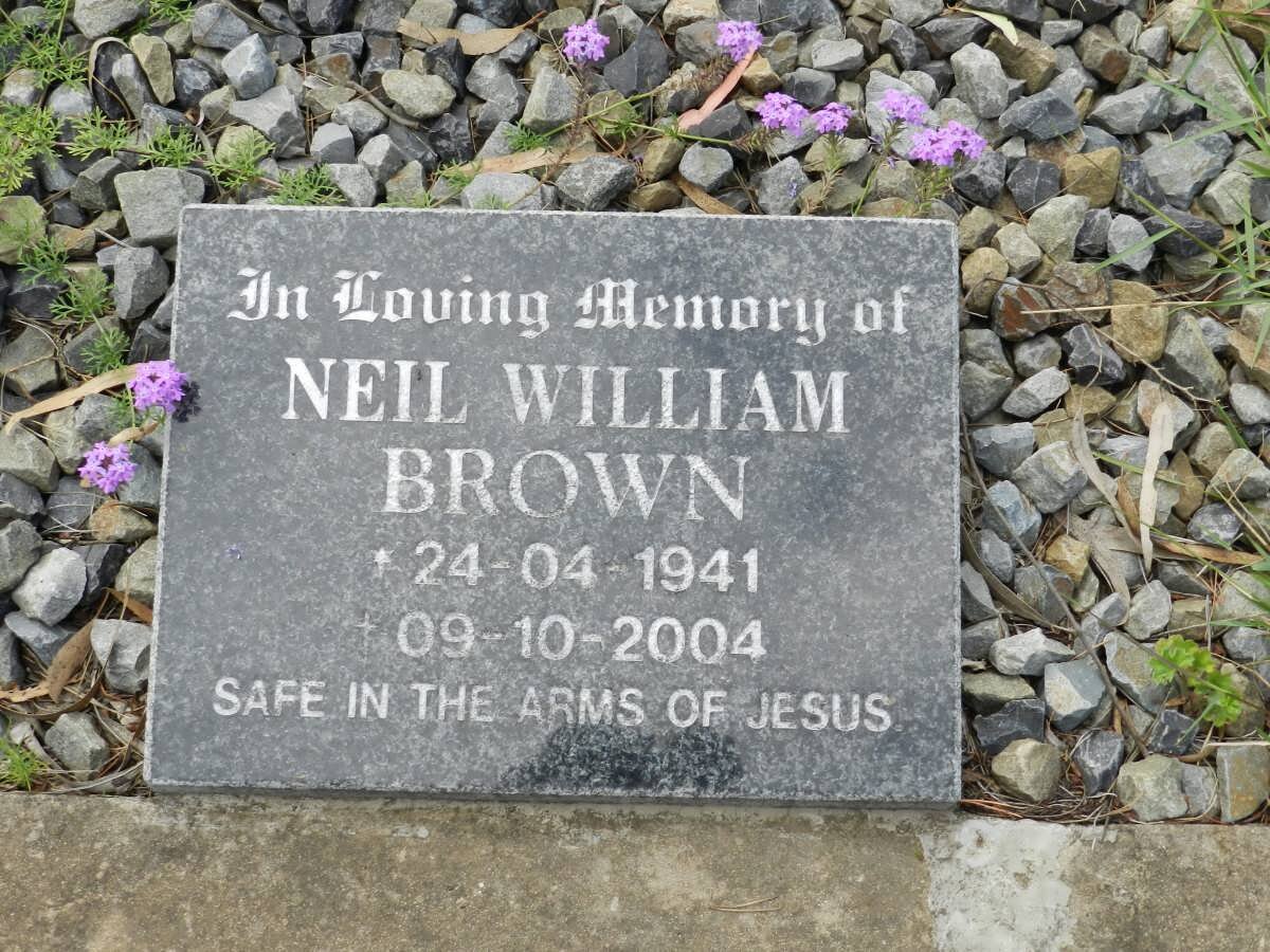 BROWN Neil William 1941-2004