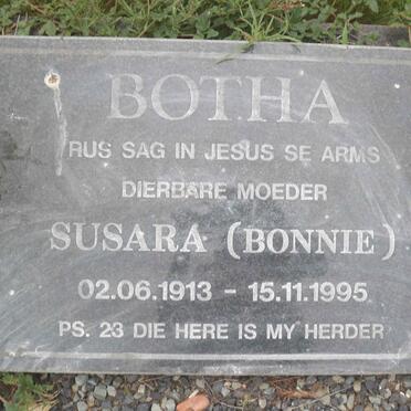 BOTHA Susara 1913-1995
