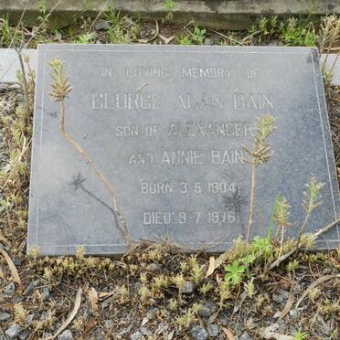 BAIN George Alan 1904-1976
