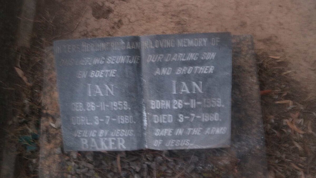 BAKER Ian 1959-1980