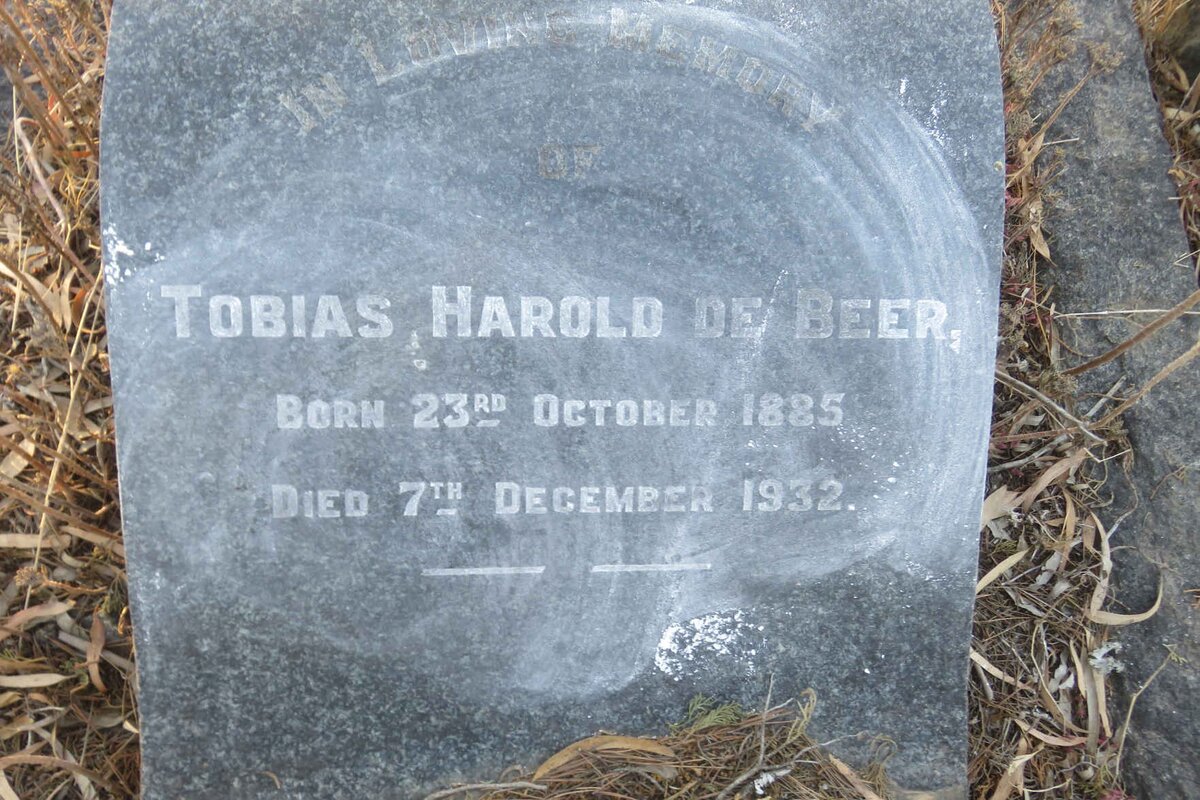 BEER Tobias Harold, de 1885-1932
