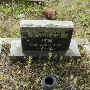 BOTHA Maria Petronella nee BERNARD 1909-1972