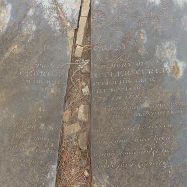 CURLE George Butler -1859