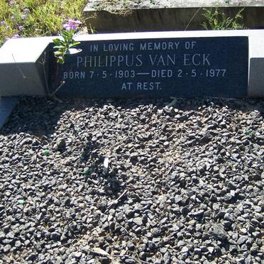 ECK Philippus, van 1903-1977