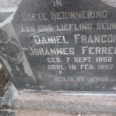 FERREIRA Daniel Francois Johannes 1956-1957