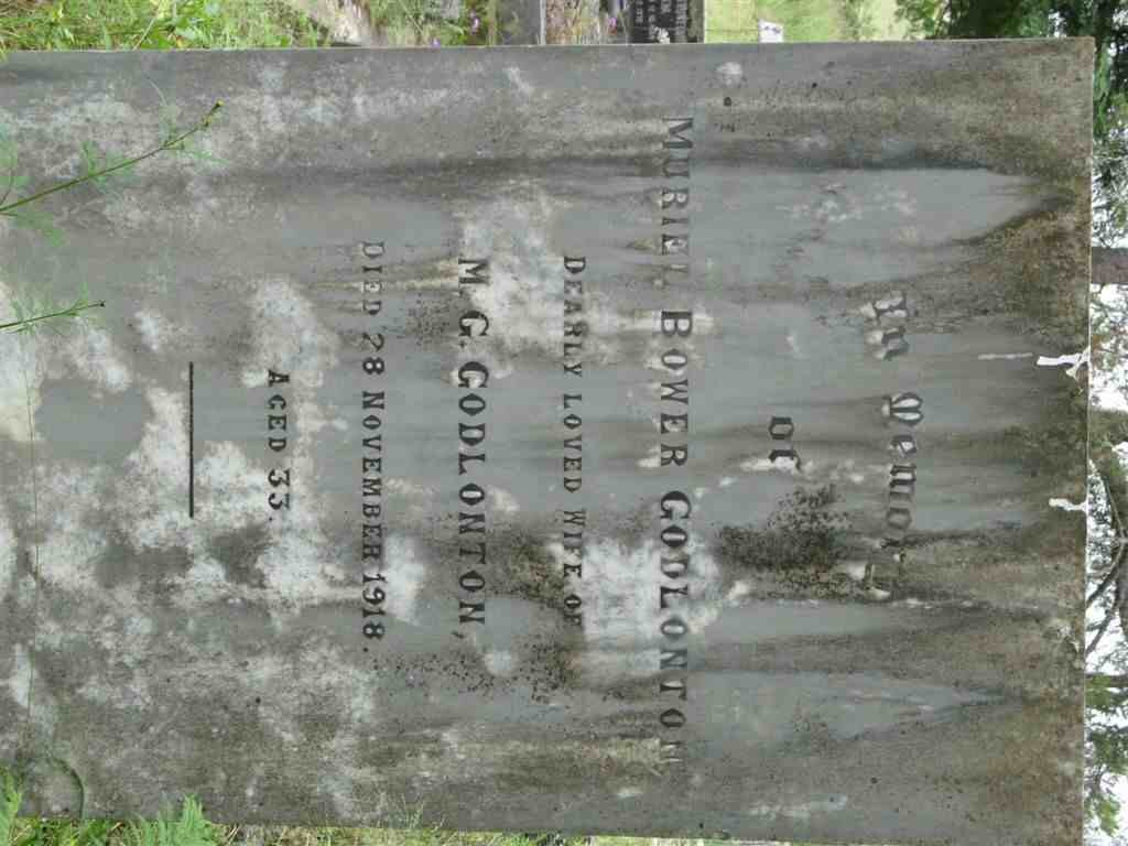 GODLONTON Muriel Bower -1918