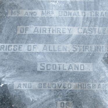 GRAHAM Charles Townley John -1952