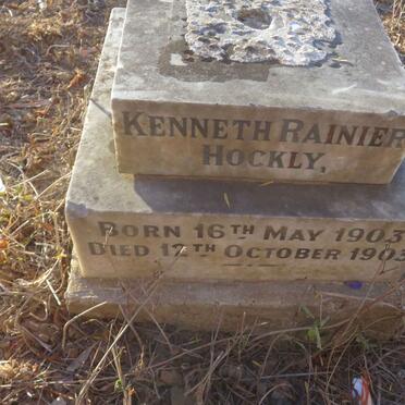 HOCKLY Kenneth Rainier 1903-1903