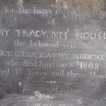 TRACY Mary nee HOUSLEY -1863